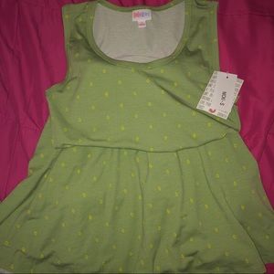 Last chance Green Small tank top dress w/ pockets